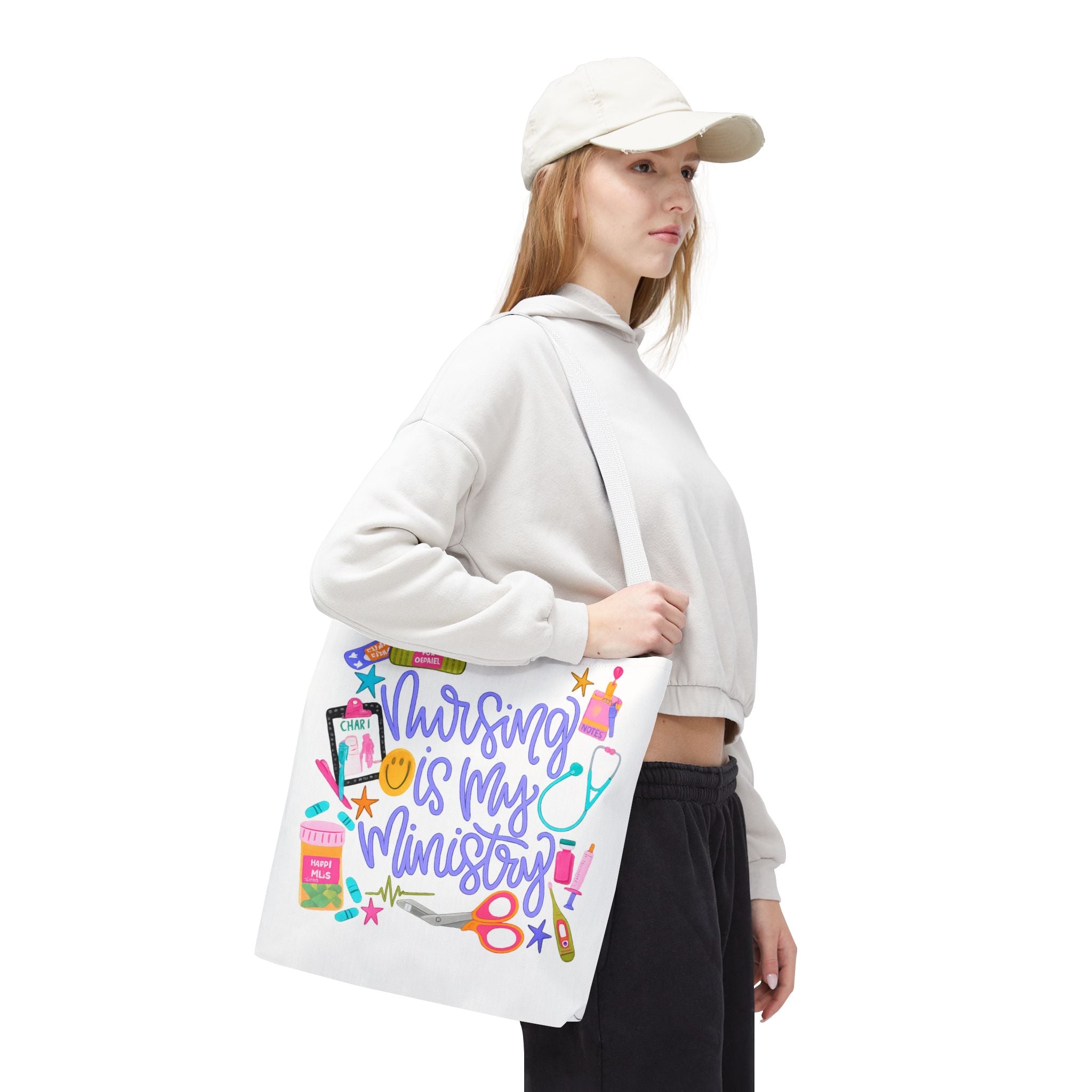 “Nursing Is My Ministry” Tote Bag