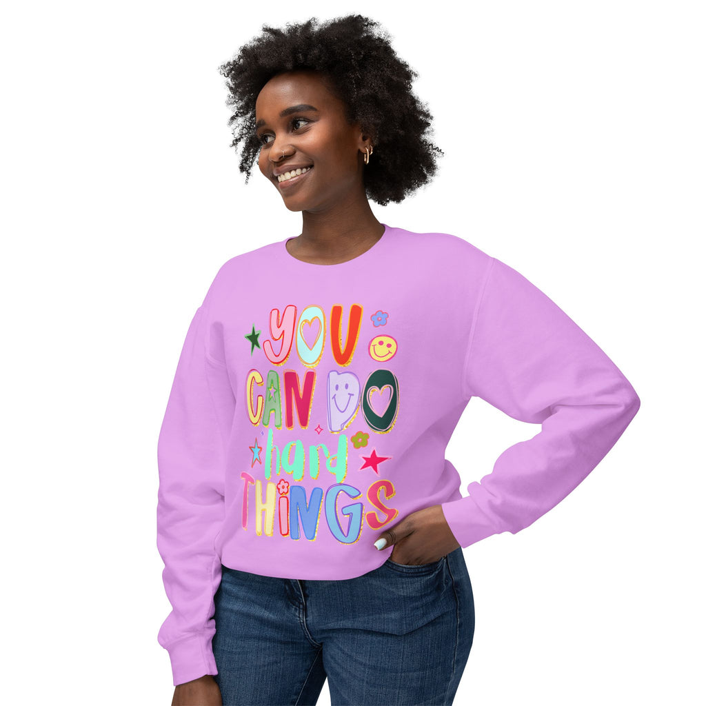 “You Can Do Hard Things” Comfort Color Sweatshirt