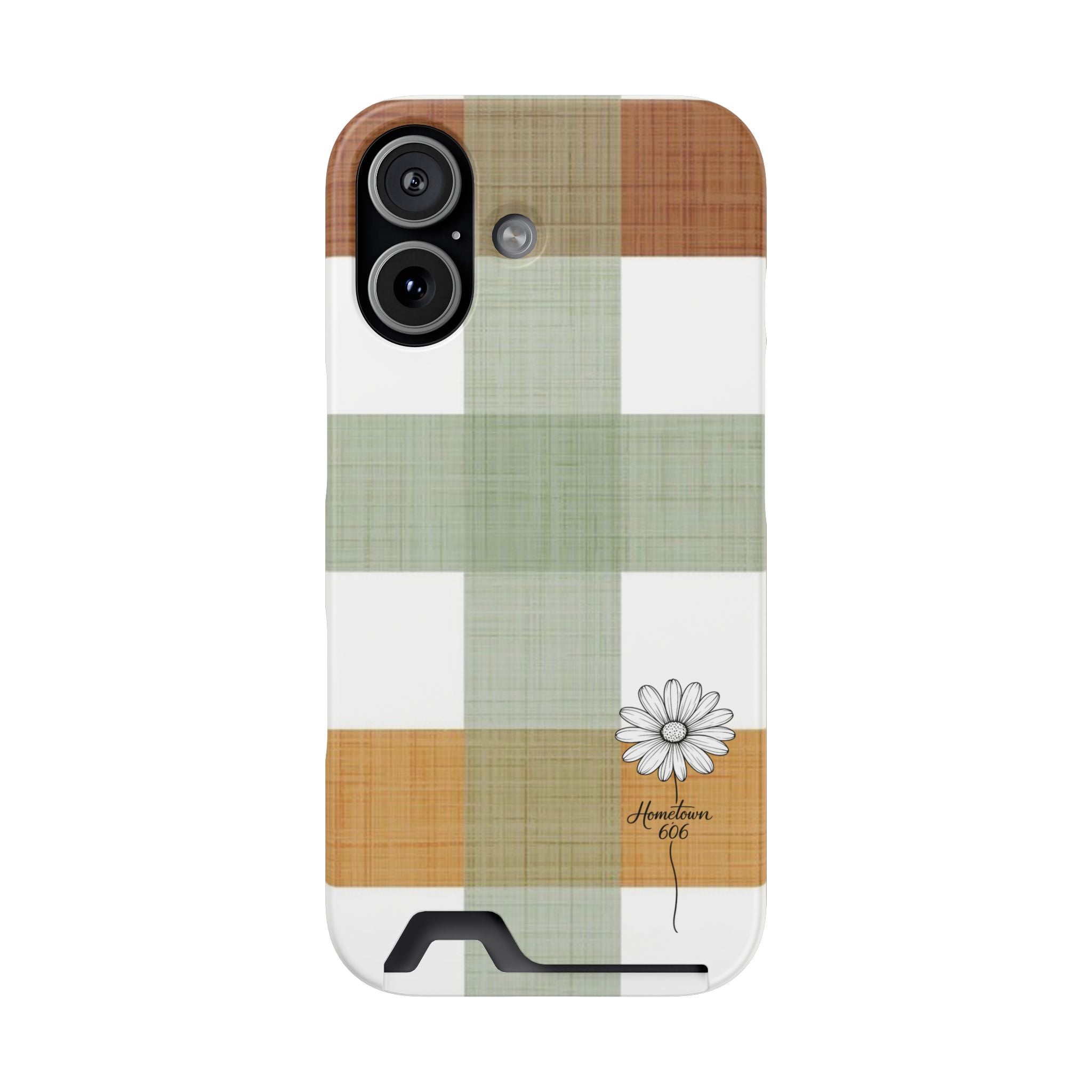 “Rustic” Phone Case With Card Holder