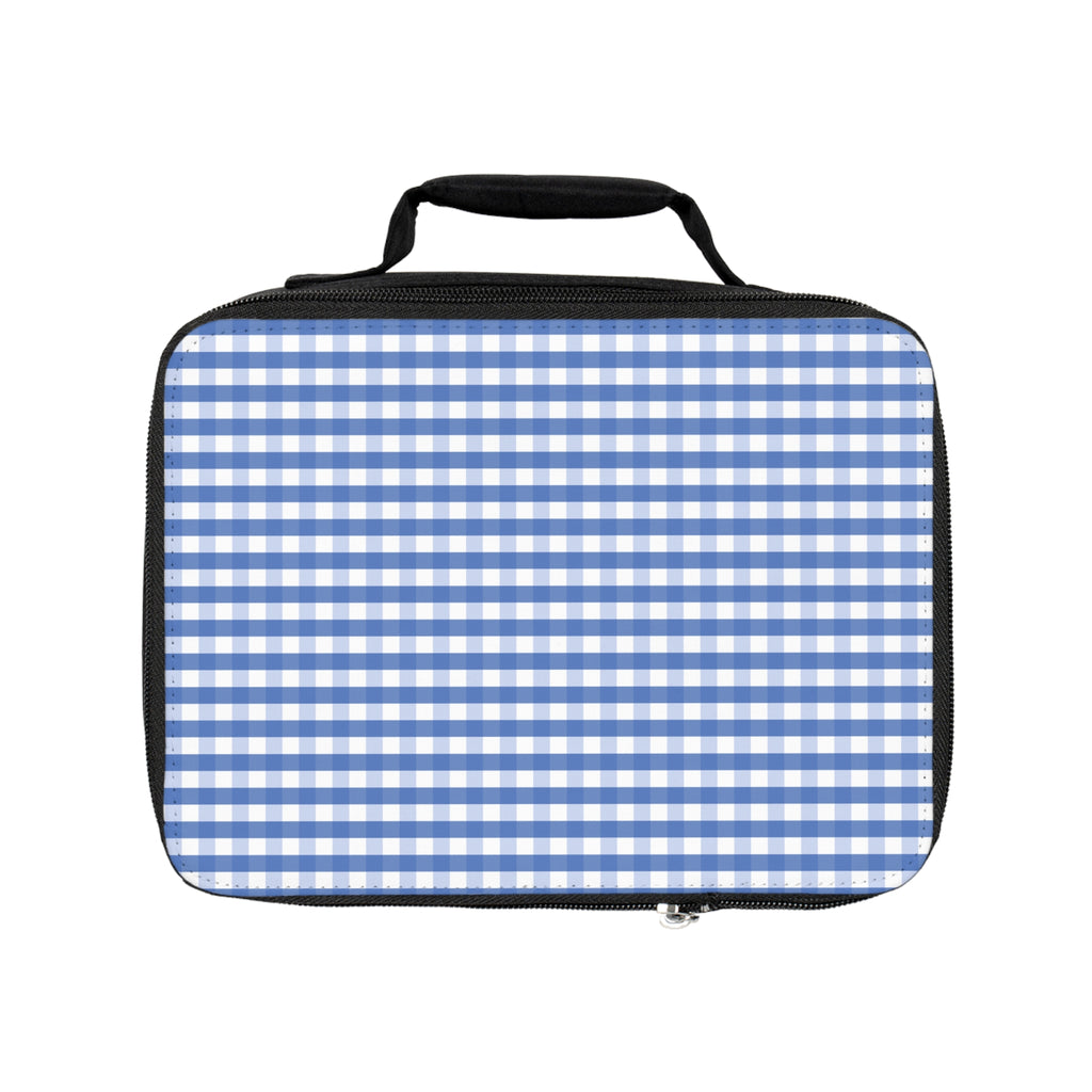 Blue Gingham Lunch Bag