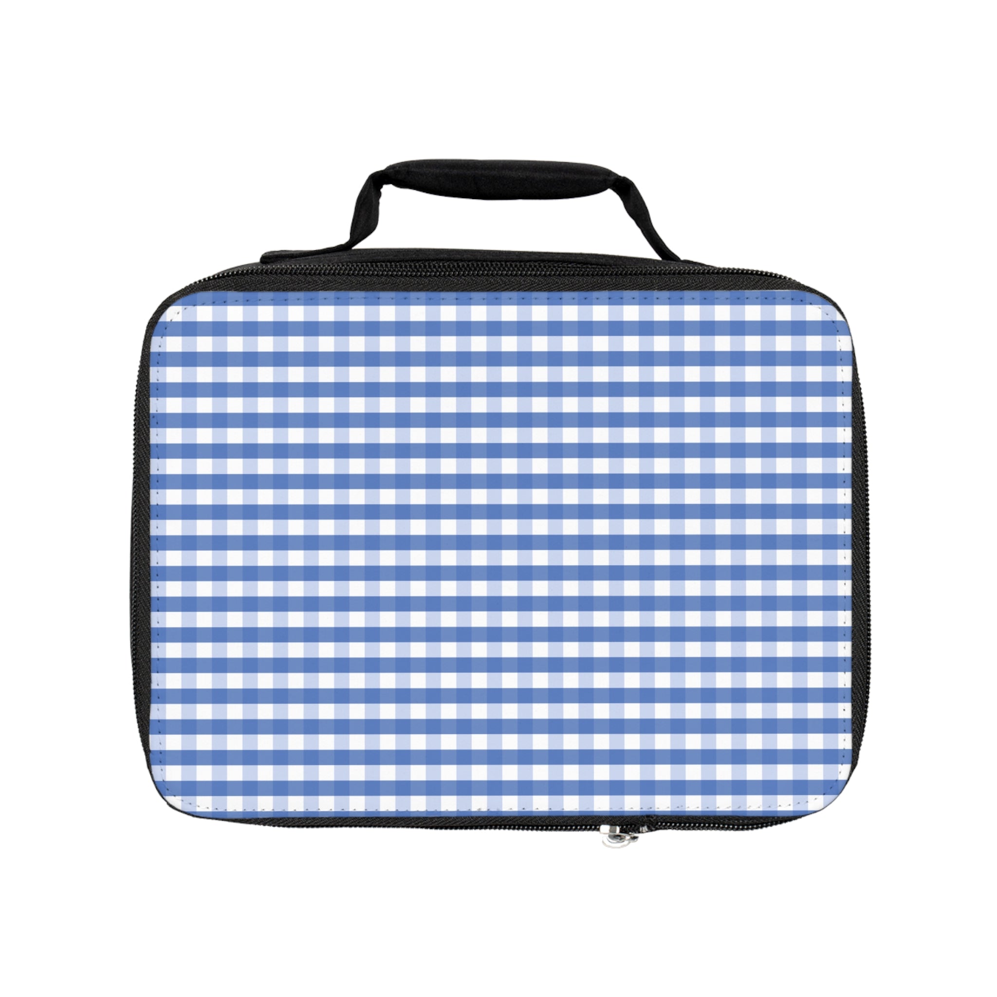 Blue Gingham Lunch Bag
