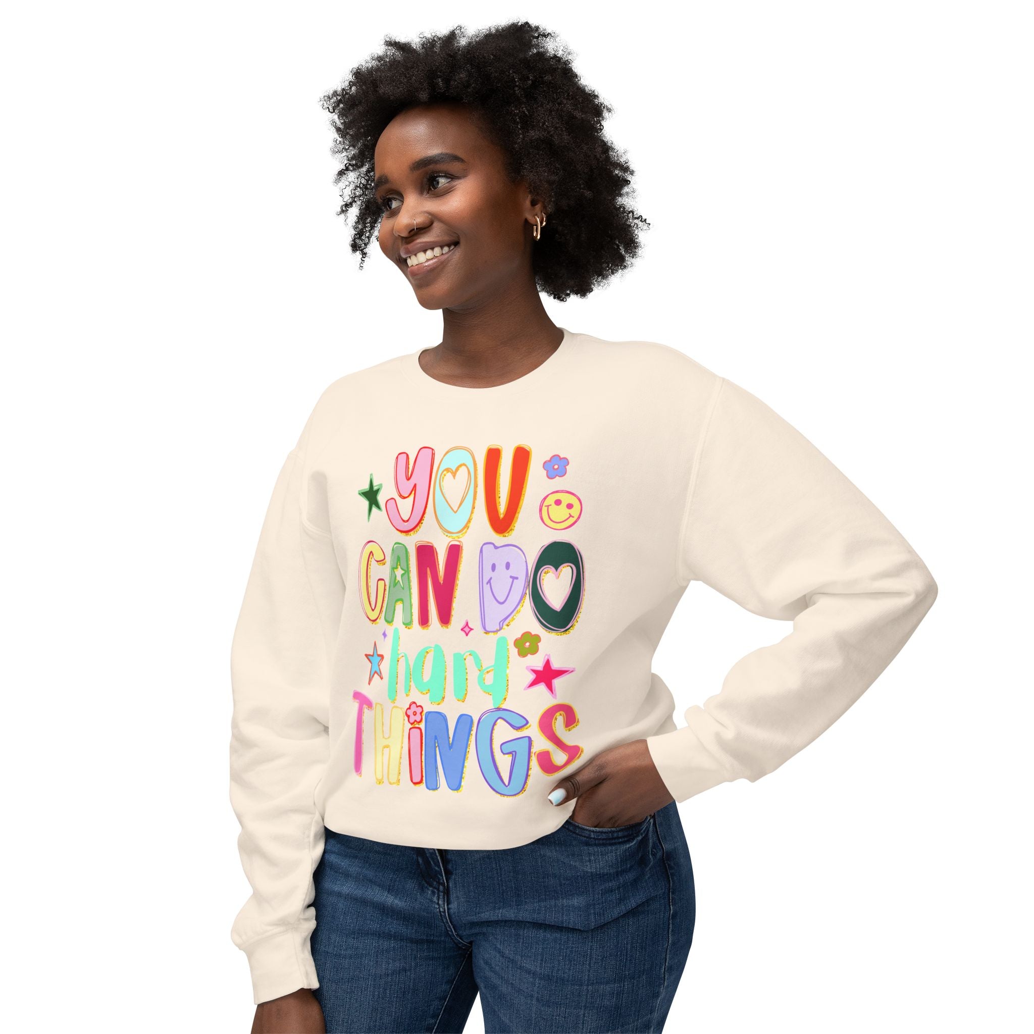 “You Can Do Hard Things” Comfort Color Sweatshirt