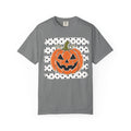 Polka Dot Stripes Pumpkin Comfort Color T-Shirt