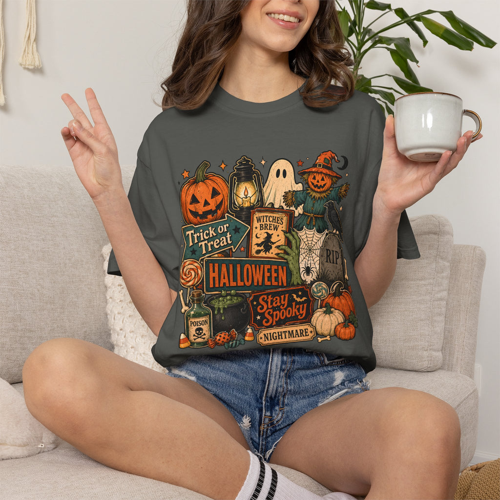 Halloween Stay Spooky Comfort Color Sweatshirt