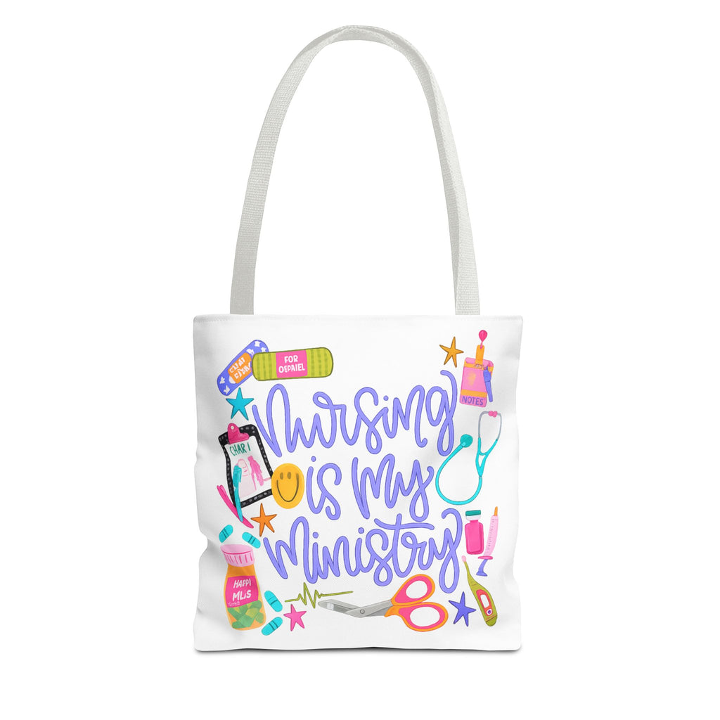 “Nursing Is My Ministry” Tote Bag