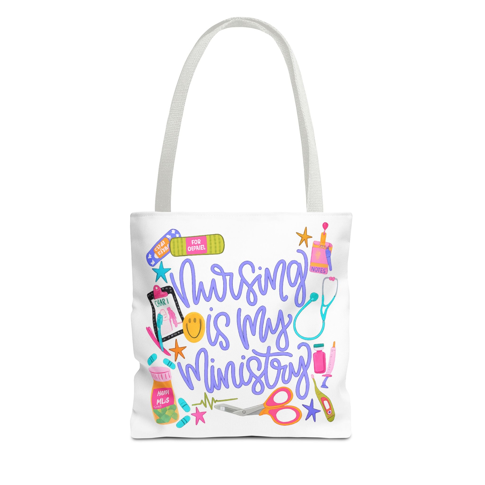 “Nursing Is My Ministry” Tote Bag
