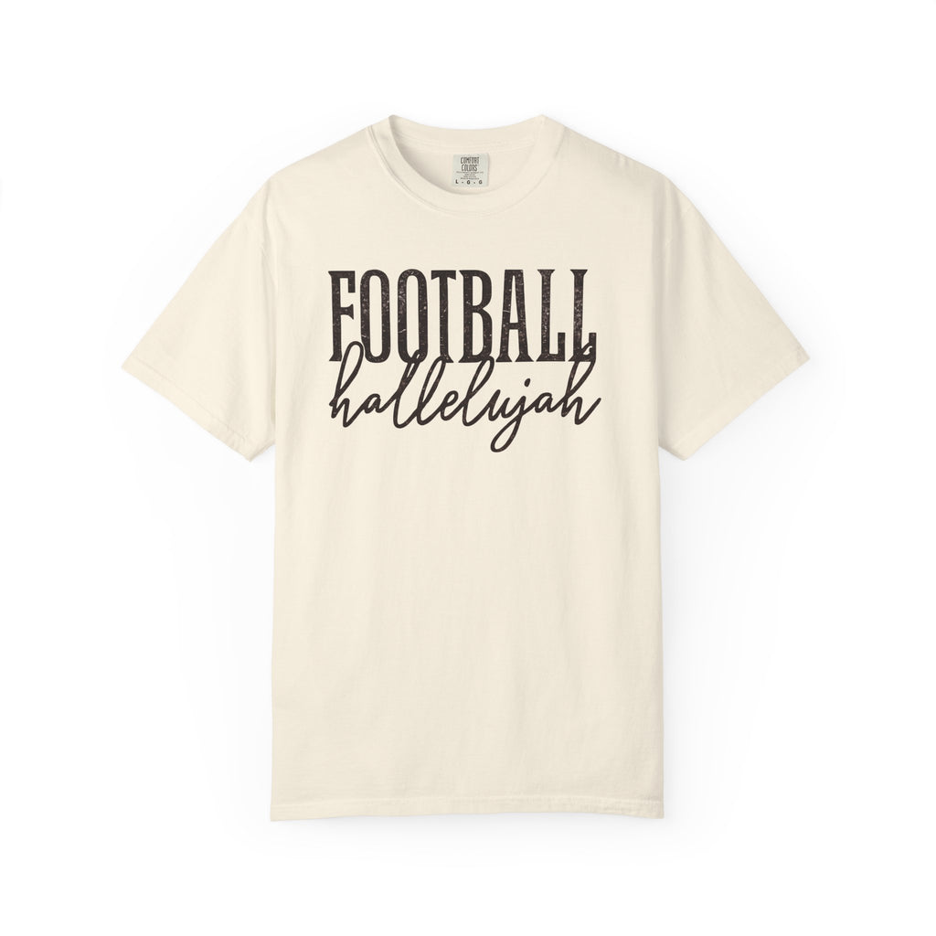 Football Hallelujah Comfort Color T-shirt