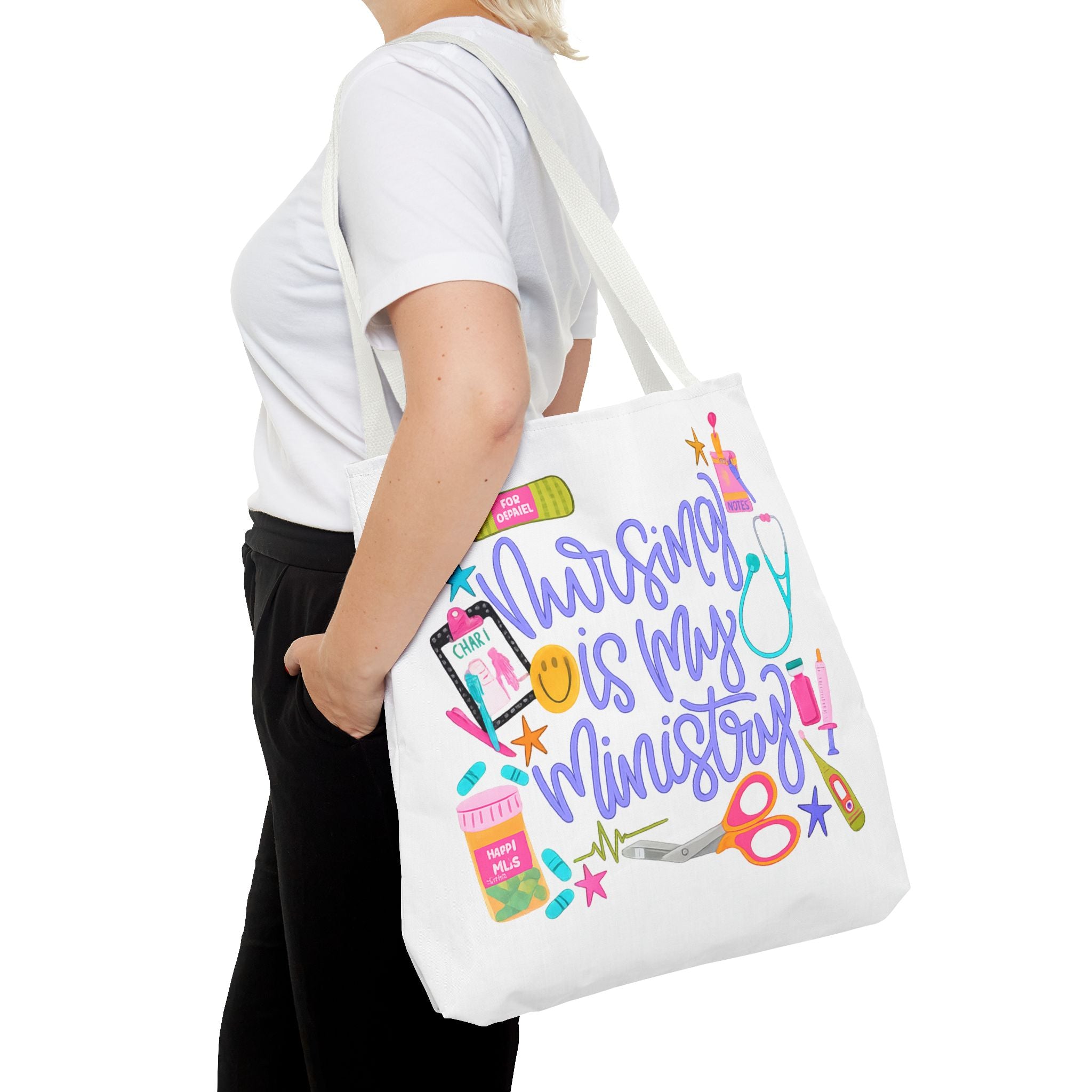 “Nursing Is My Ministry” Tote Bag
