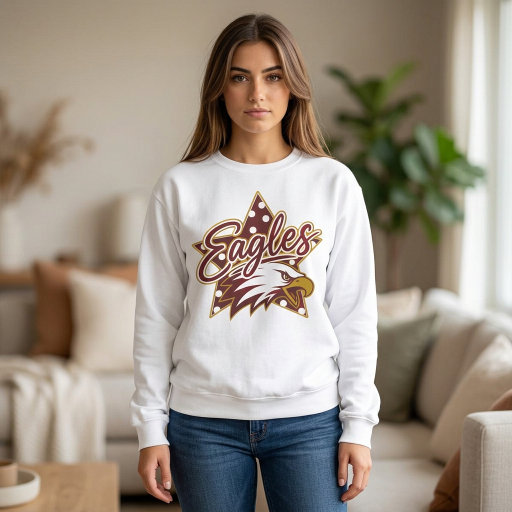 “Eagles Maroon and Gold” Comfort Colors