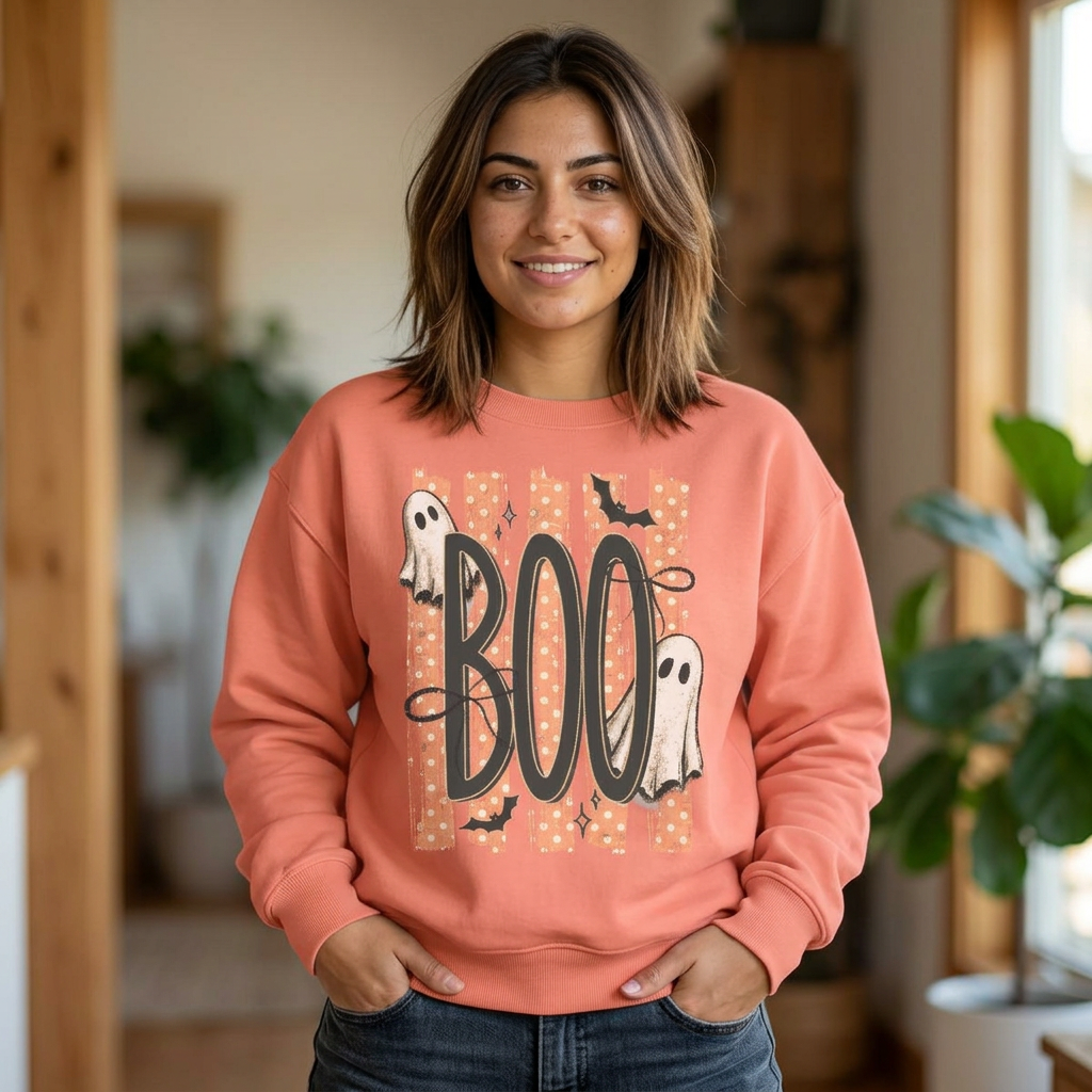 Boo Comfort Color Sweatshirt