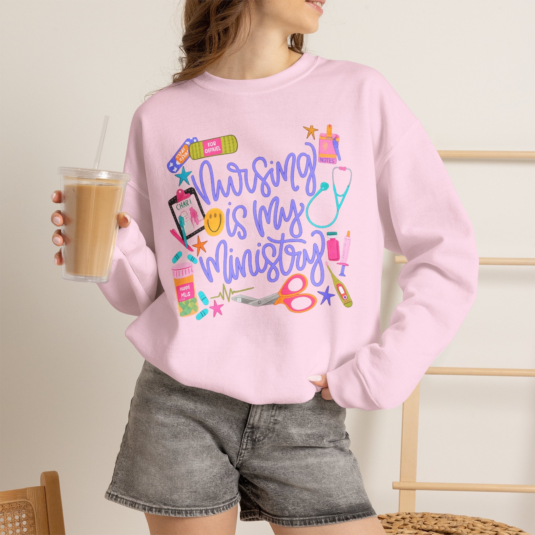 “Nursing Is My Ministry” Gilden Sweatshirt