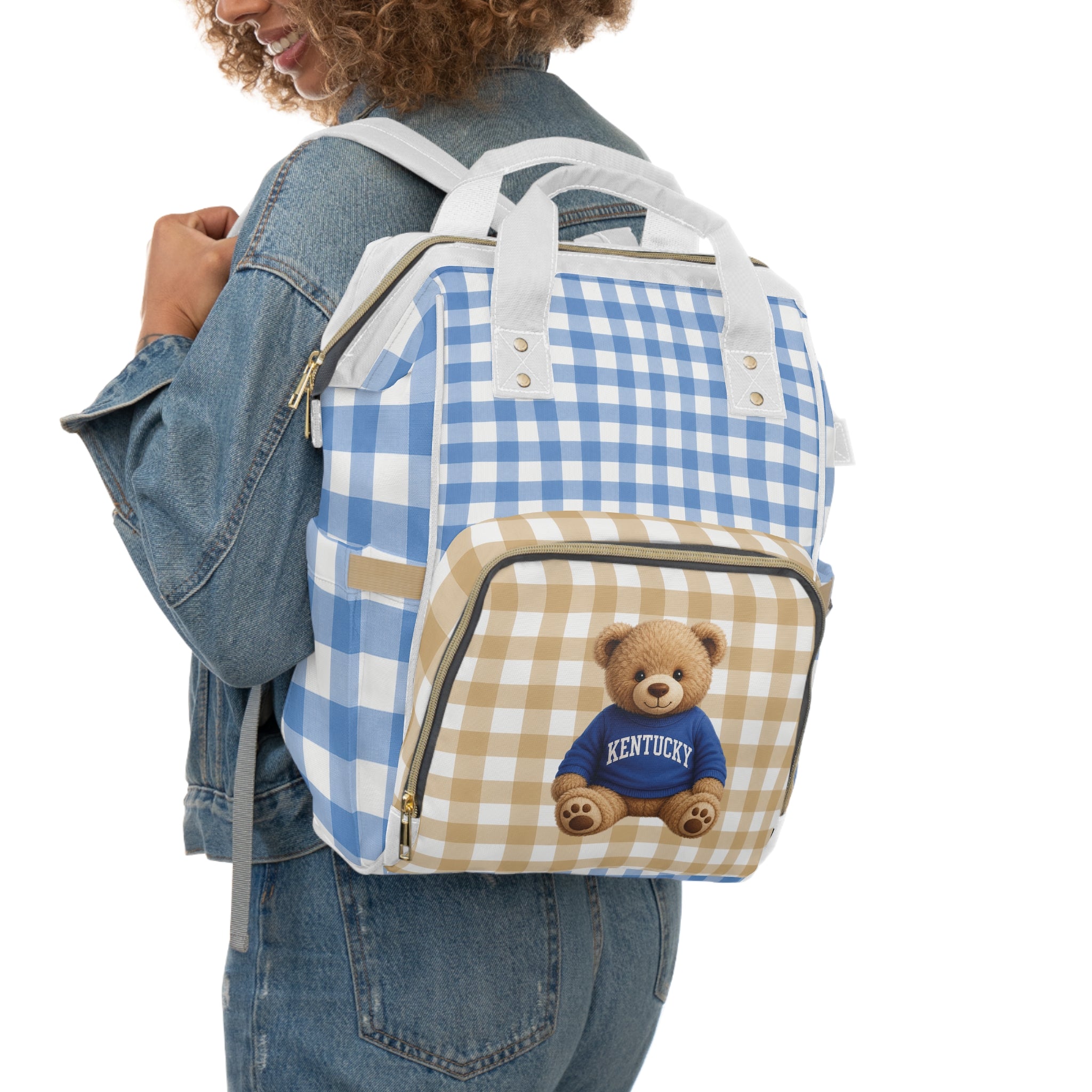 “Kentucky Bear Diaper Backpack
