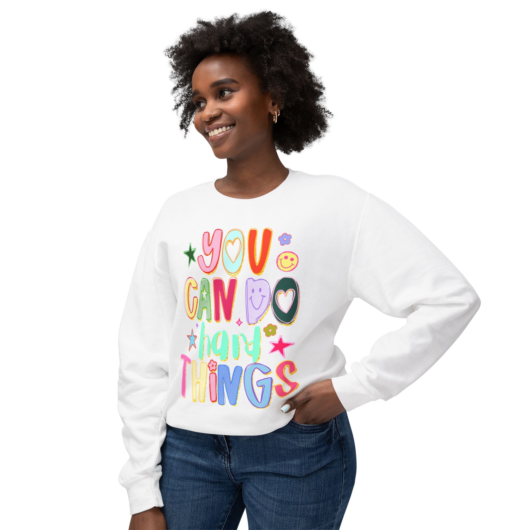 “You Can Do Hard Things” Comfort Color Sweatshirt