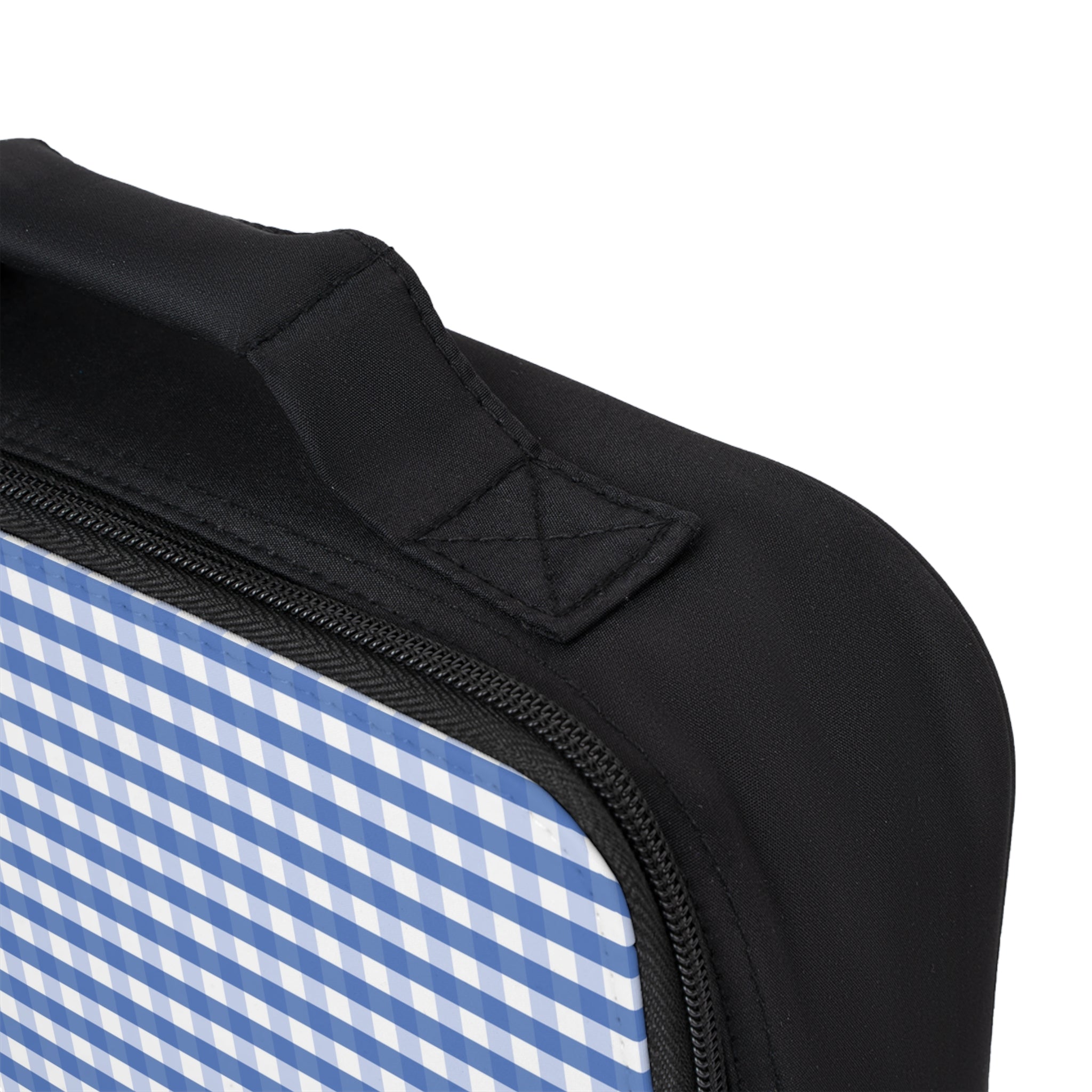 Blue Gingham Lunch Bag